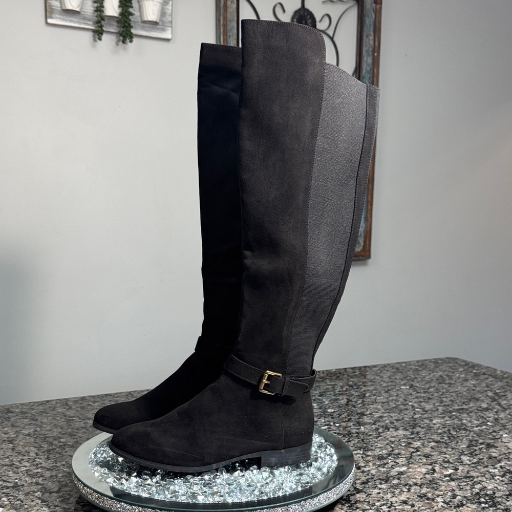 Style & Co. Kimball Black Over the Knee Boots NEW 6